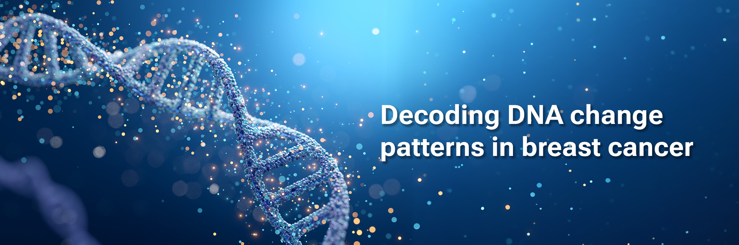 Decoding DNA change patterns in breast cancer